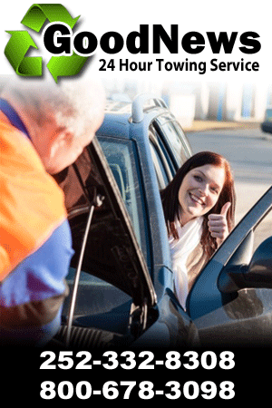 24 Hour Towing & Emergency Roadside Service Ahoskie, NC